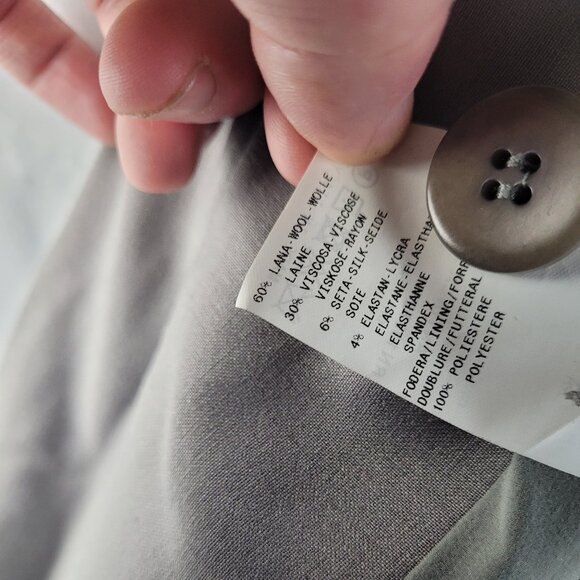 Vtg Ladies Armani Collezioni Classiccore Wool Blend Blazer Jacket Sz 48 - Picture 5 of 6